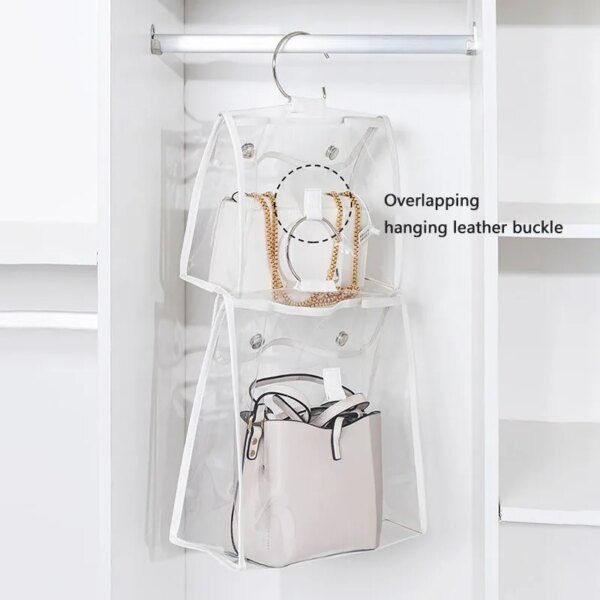Sac à main Transparent en PVC pour femmes, anti-poussière