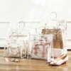 Sac à main Transparent en PVC pour femmes, anti-poussière