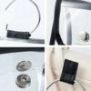 Sac à main Transparent en PVC pour femmes, anti-poussière