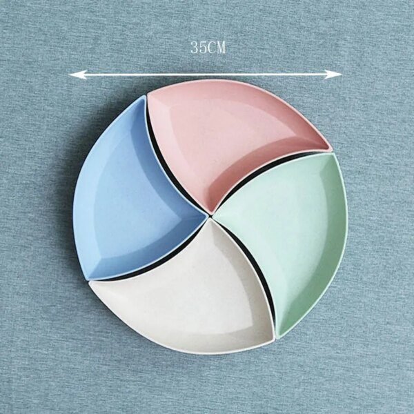 service d assiette, bols, pailles de blé