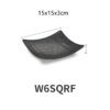 Assiette carrée en plastique, vaisselle de cuisine domestique vaisselle