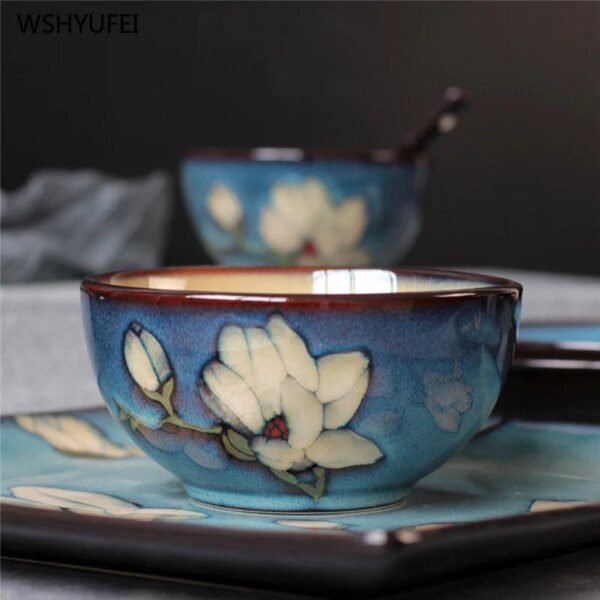 Assiette à steak à steak, assiette de service, plat à gâteau en céramique bol