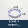 Assiette en plastique de Style chinois, assiette ronde de dîner