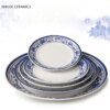 Assiette en plastique de Style chinois, assiette ronde de dîner