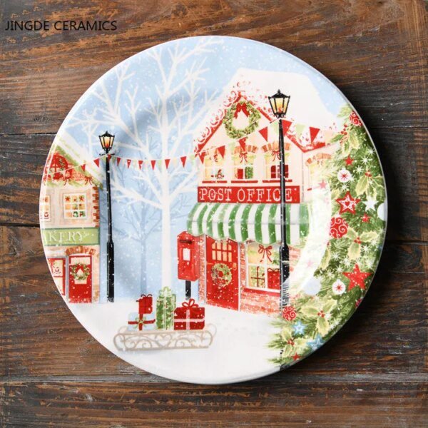 Assiette en céramique créative