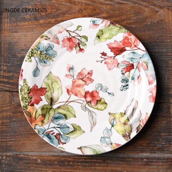 Assiette en céramique créative