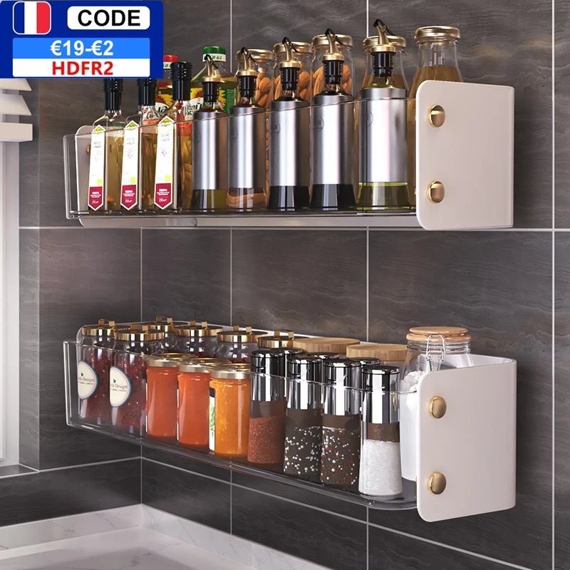 Etagere de rangement pour épices, organisateur de cuisi