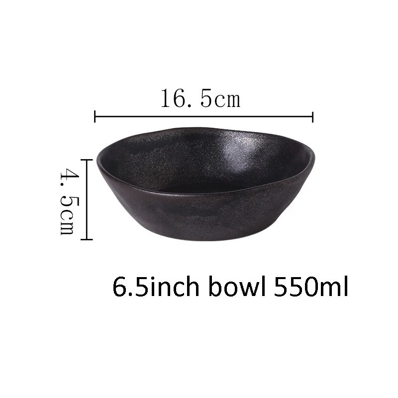 6.5 Inch Bowl Black