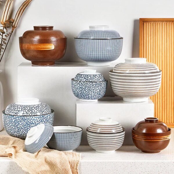 54841-c3d1e7.jpg Grand bol à ragoût de Style japonais 4.5/6.5 pouces en céramique