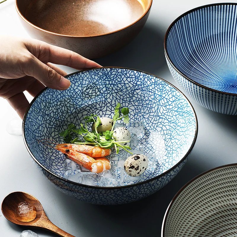 Bol ramen ustensile de 4950 — grand bol ramen japonais 7/8/9 pouces | home20.fr