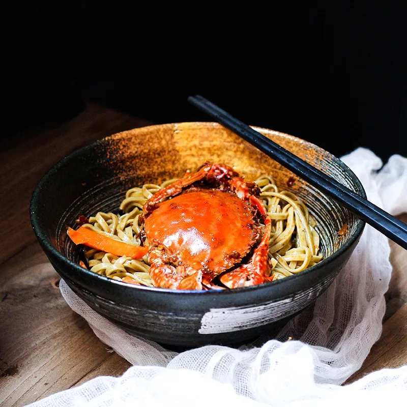 grand bol design japonais à nouilles ramen 7.5 pou