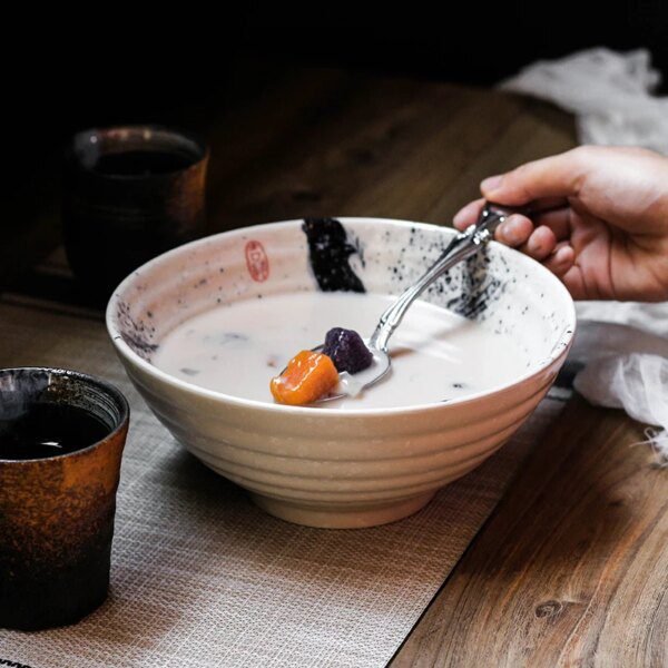 bol ramen japonais 7.5 pouces, bol à soupe en céramique