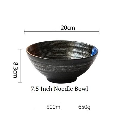 bol ramen japonais 7.5 pouces, bol à soupe en céramique