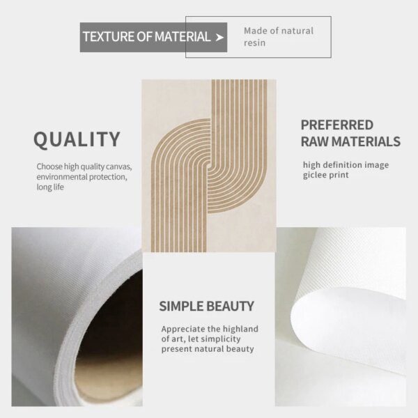 Minimaliste abstraite ligne décoration murale salon