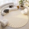 Tapis de sol rond japonais Ins Simple