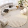 Tapis de sol rond japonais Ins Simple