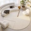 Tapis de sol rond japonais Ins Simple