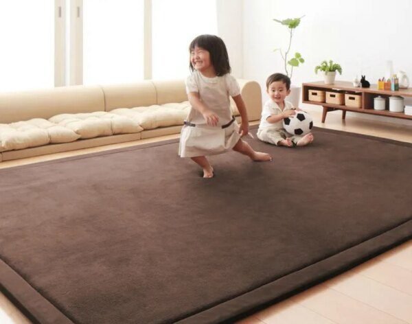 56712-fc107a.jpg Tatami Japonais Épais 2 cm en Molleton de Corail