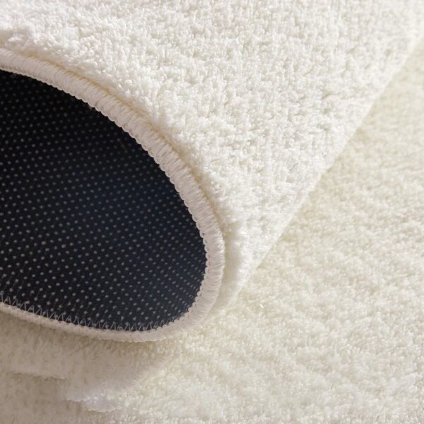 Grand Tapis Salon Peluche Épaissi Rayé – Confort Antidérapant