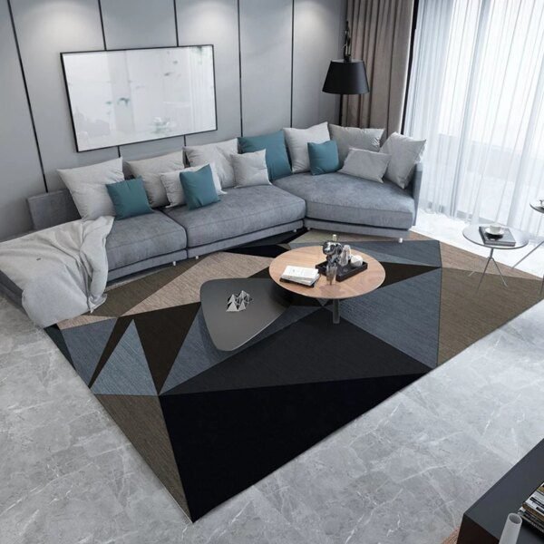 57286-536080.jpg Tapis Rectangulaire Luxe Léger – Élégance Moderne Grande Surface