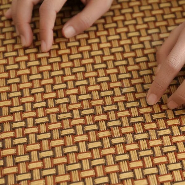 Tapis Tatami Japonais d’Été en Rotin – Fraîcheur Naturelle