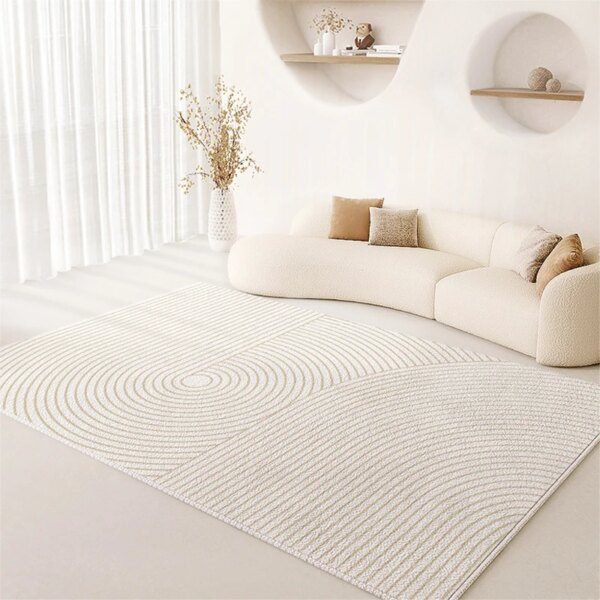 Tapis Peluche Minimaliste Style INS – Douceur
