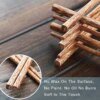10 paires baguette japonaise en bois, réutilisables