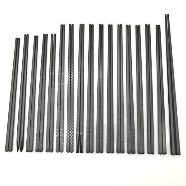 Baguette japonaise en alliage de haute qualité baguettes noires de Sushi