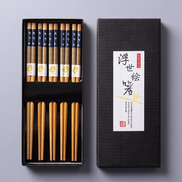 5 paires baguette japonaise pour Sushi