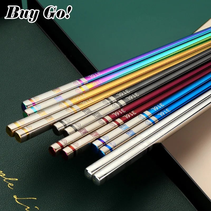 Acier baguette japonaise ustensile de — Baguette japonaise en acier inoxydable | home20.fr