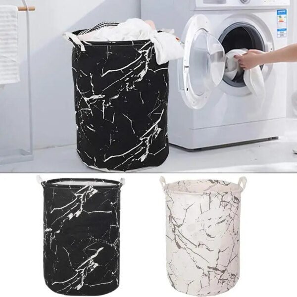 Panier à linge Pliant Rond Paniers Pour Chambre Oxford Tissu Panier À Linge Sac À Linge