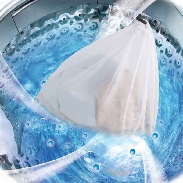 Sac à linge en Polyester, sacs de lavage, filet à cordon