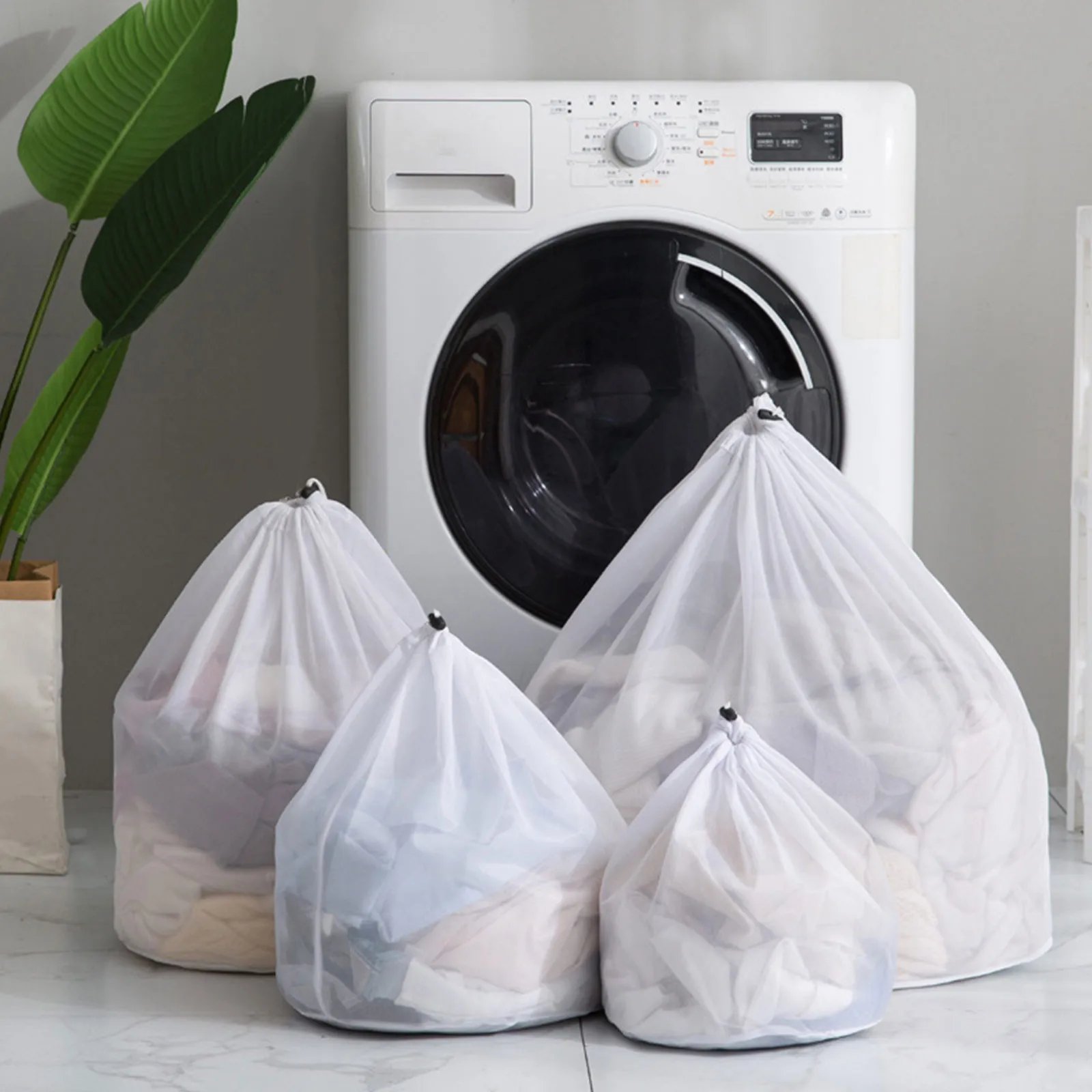 Sac à linge en Polyester, sacs de lavage, filet à - Rangements chez home20.fr
