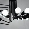 Lustre industriel rétro de style nordique Simple pour salon