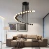 Lustre industriel rétro de style nordique Simple pour salon