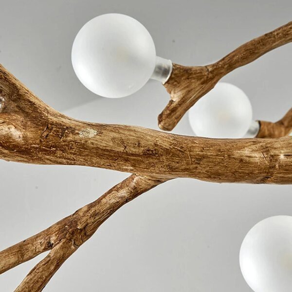 Plafonnier LED suspendu au design nordique rétro, style Art de la branche d'un arbre