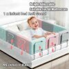 barriere de lit Pare-choc de lit de bébé, 28cm de hauteur