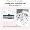barriere de lit Lit de bébé avec pare-chocs pour nouveaux-nés