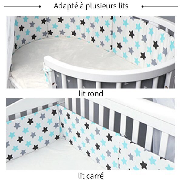 barriere de lit Lit de bébé avec pare-chocs pour nouveaux-nés