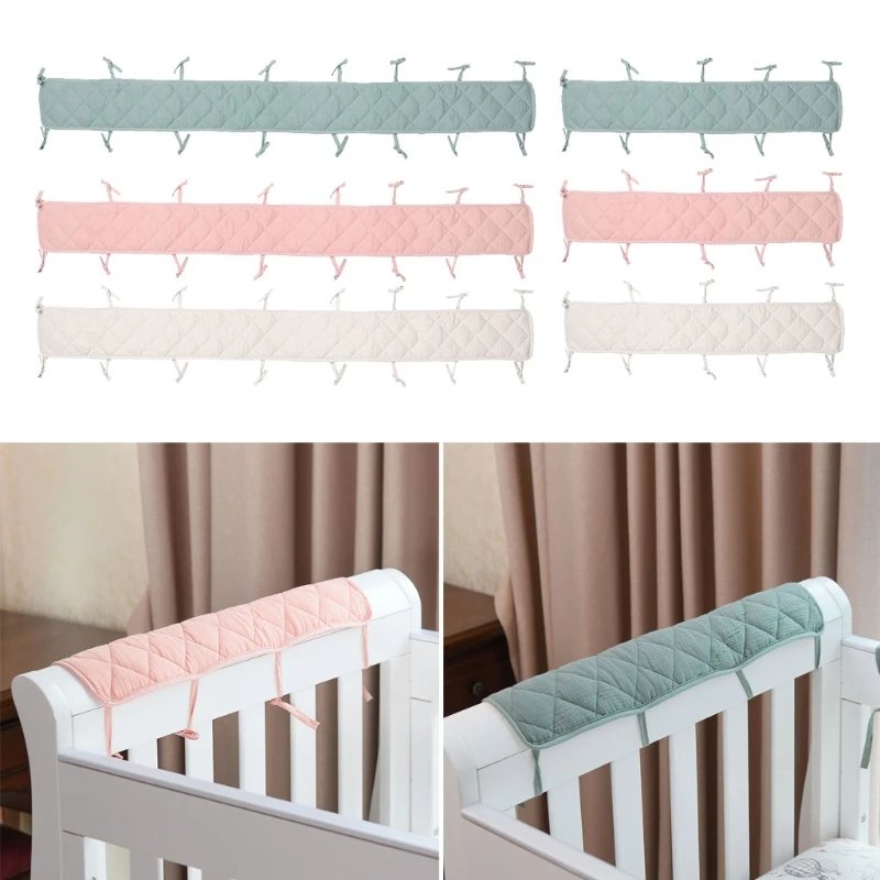 Coton barriere lit accessoire bébé — barriere de lit Protection de berceau en coton Anti-morsure pour bébé | home20.fr
