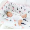 barriere de lit pour nouveau-né, Protection imprimée pour bébé, en coton
