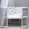 barriere de lit pour nouveau-né, Protection imprimée pour bébé, en coton