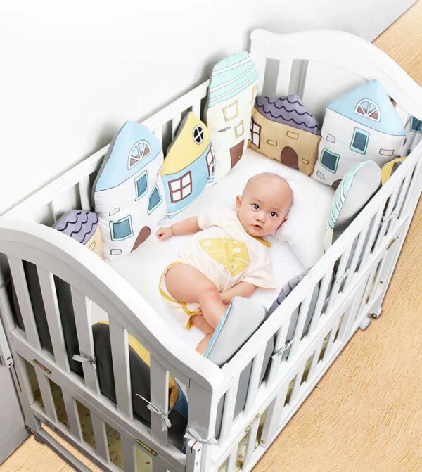 59240-fdb49d.jpg barriere de lit Pare-choc de berceau pour bébé, protection des mains