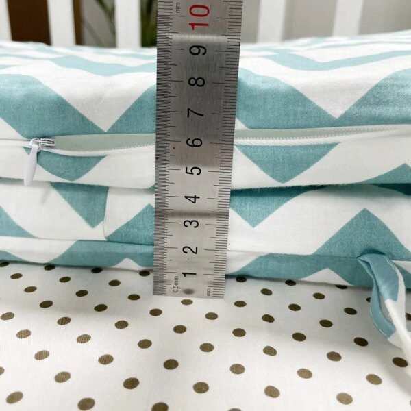 barriere de lit Pare-choc imprimé pour lit de bébé, 2M, Double face, détachable