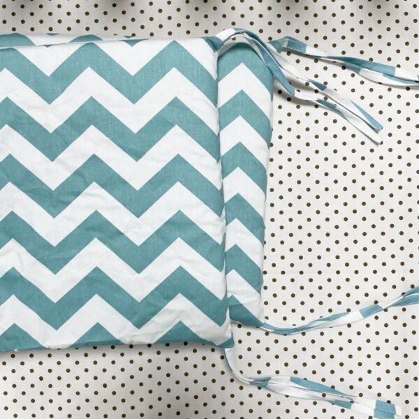 barriere de lit Pare-choc imprimé pour lit de bébé, 2M, Double face, détachable