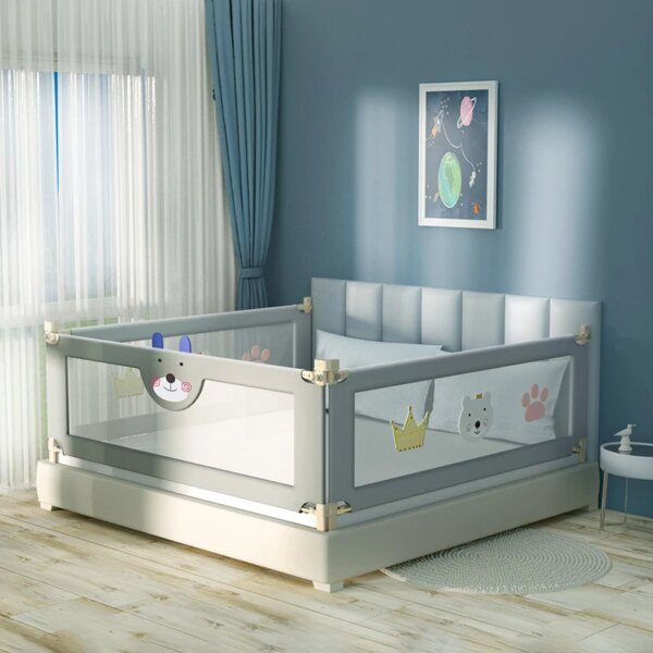 barriere de lit pour bébé, Rails de sécurité pliables