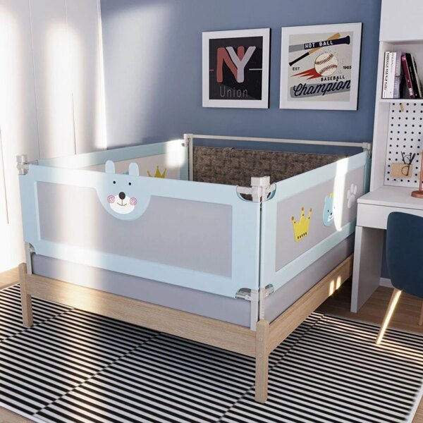 barriere de lit pour bébé, Rails de sécurité pliables