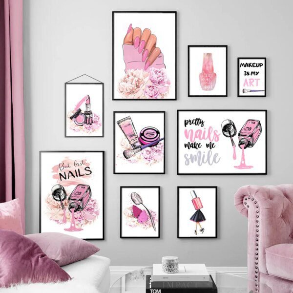 décoration murale salon, photos pour Salon