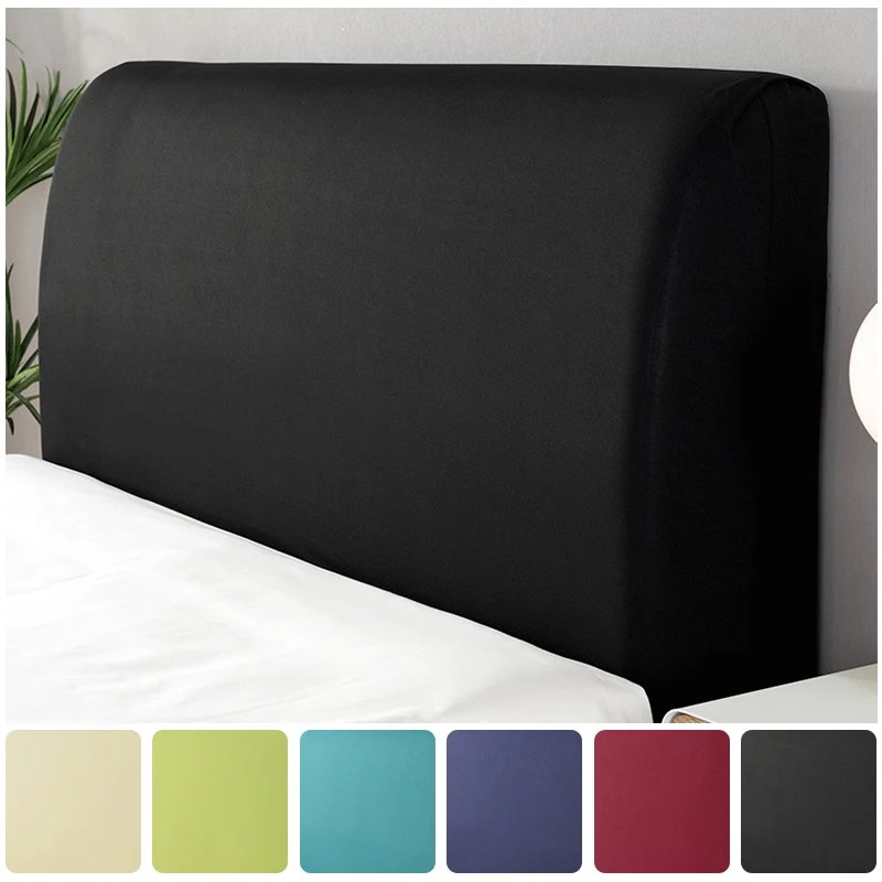 Housse de Tête de Lit en Spandex – Couleur Unie, T