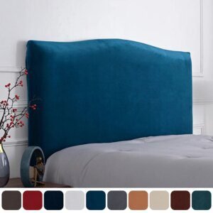 Housse de Tête de Lit Queen – Velours Doux, Élastique